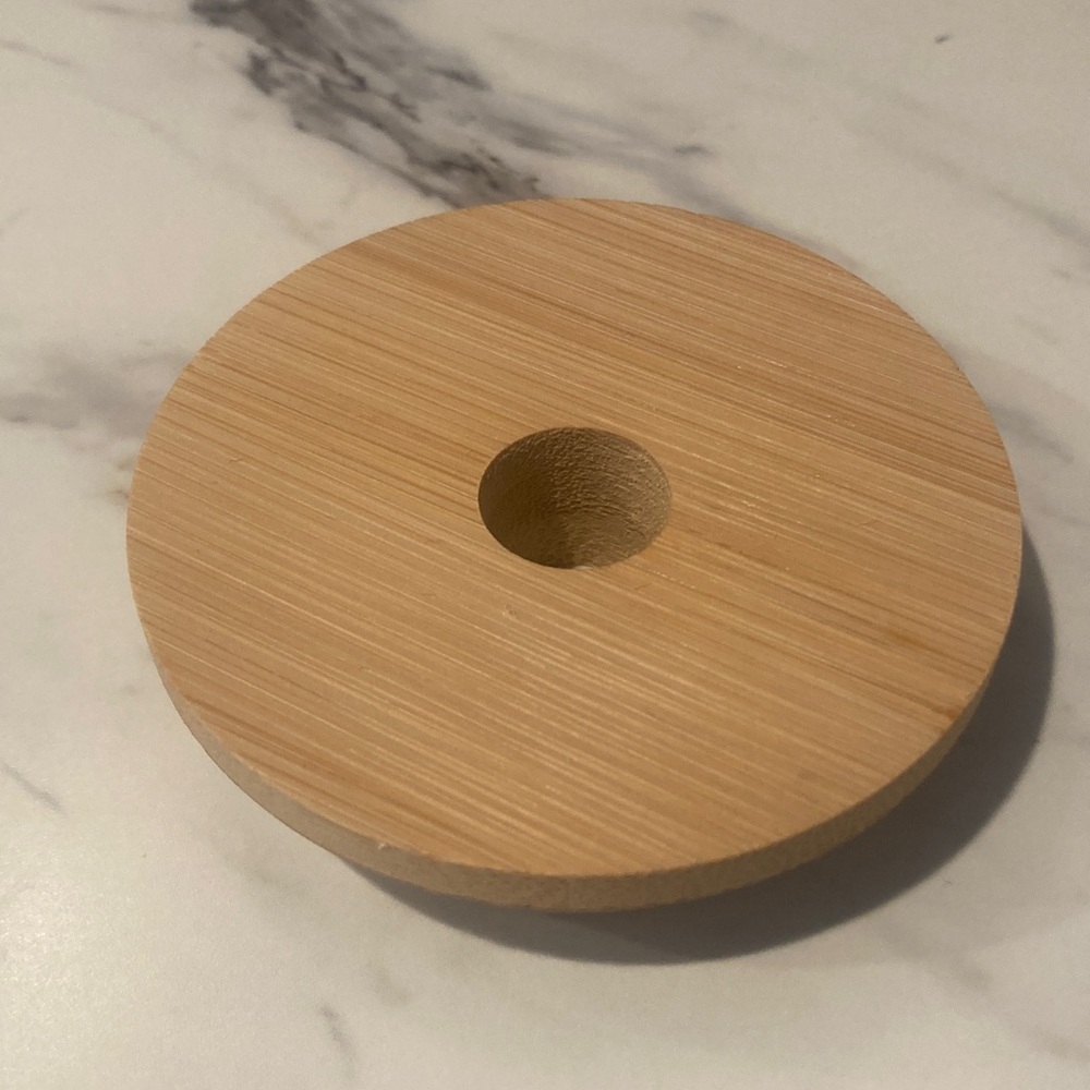 Bamboo Lid with rubber seal